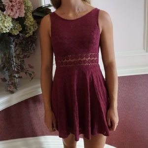 Cutout Lace Dress